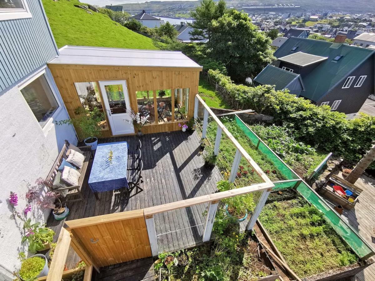 A Green Pearl In The Heart Of Tórshavn Extérieur photo